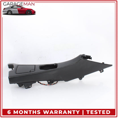 2012-2019 BMW 650i Center Console Trim Cover w/ Ashtray Black Nappa Leather OEM