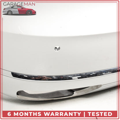 2015-2018 Audi A8 Quattro Rear Bumper Cover White 4H0253825K OEM