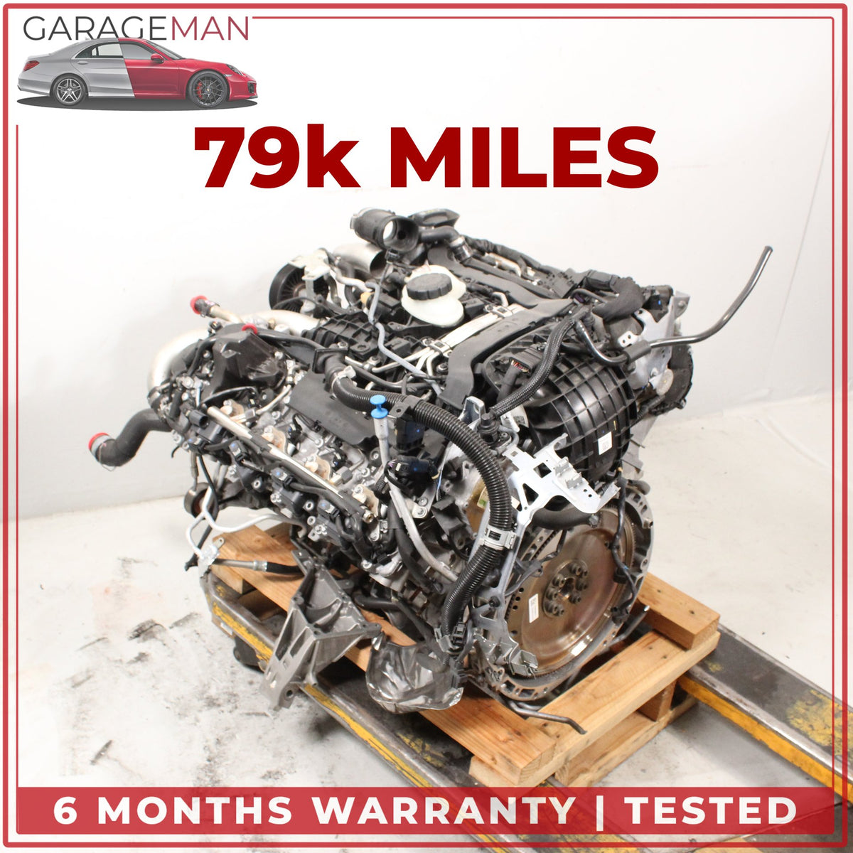 2011-2014 Mercedes-Benz CL550 W216 4.7L V8 Engine Motor Assembly M278920 78k OEM