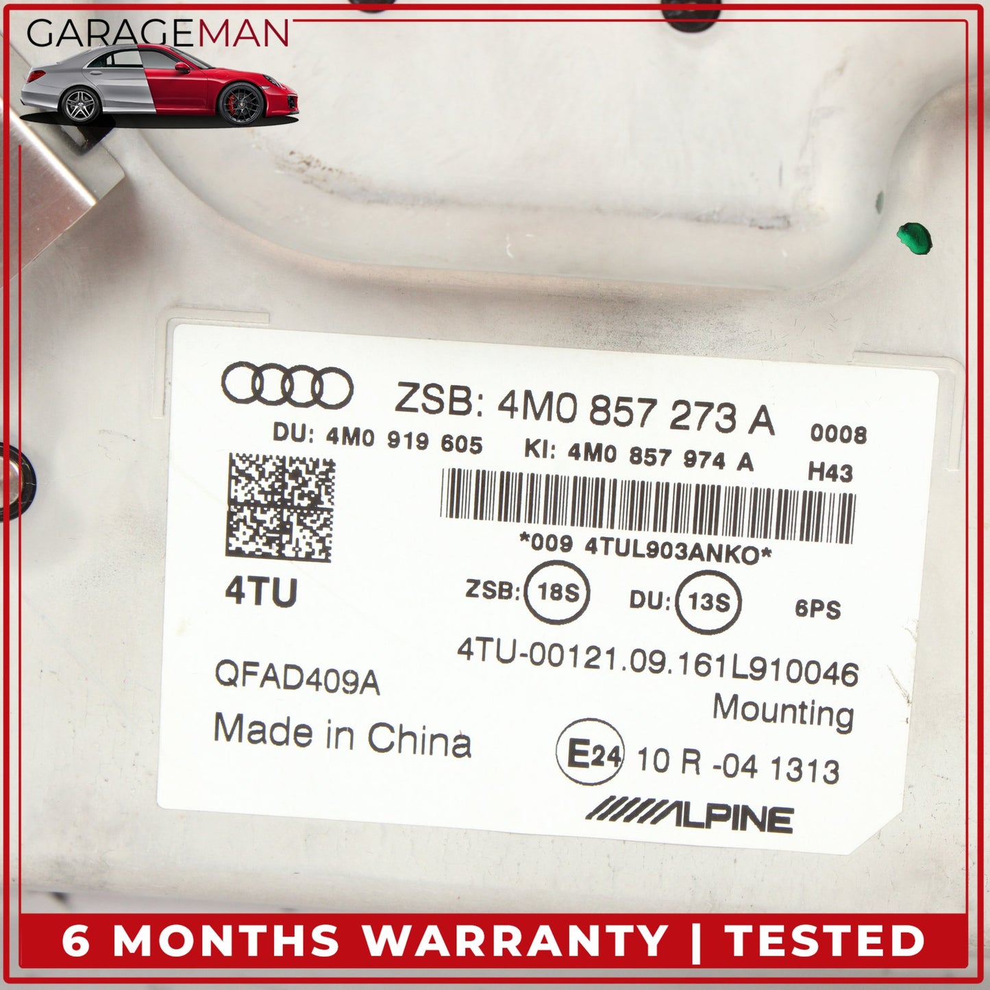 2017-2019 Audi Q7 Front Center Dash LCD Display Screen Monitor 4M0857273A OEM