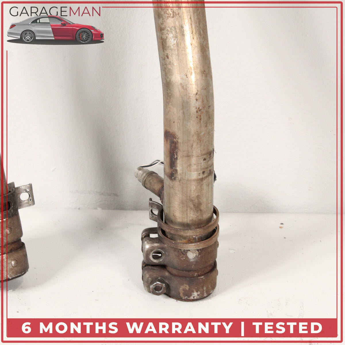 1999-2001 Porsche 911 Carrera 996 Left and Right Side Exhaust Downpipe Set OEM