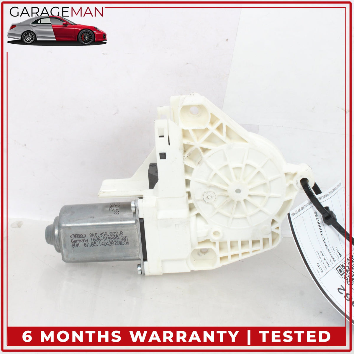 2011-2018 Audi A8 S8 Front Right or Rear Left Side Window Regulator Motor OEM