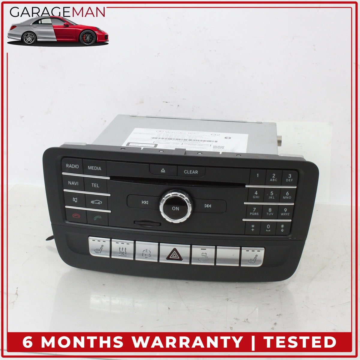 2014-2016 Mercedes W242 B Electric Drive Command Head Unit Navigation Radio OEM