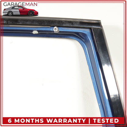 2018-2024 BMW X3 G01 Rear Left Driver Side Door Shell Blue Metallic OEM