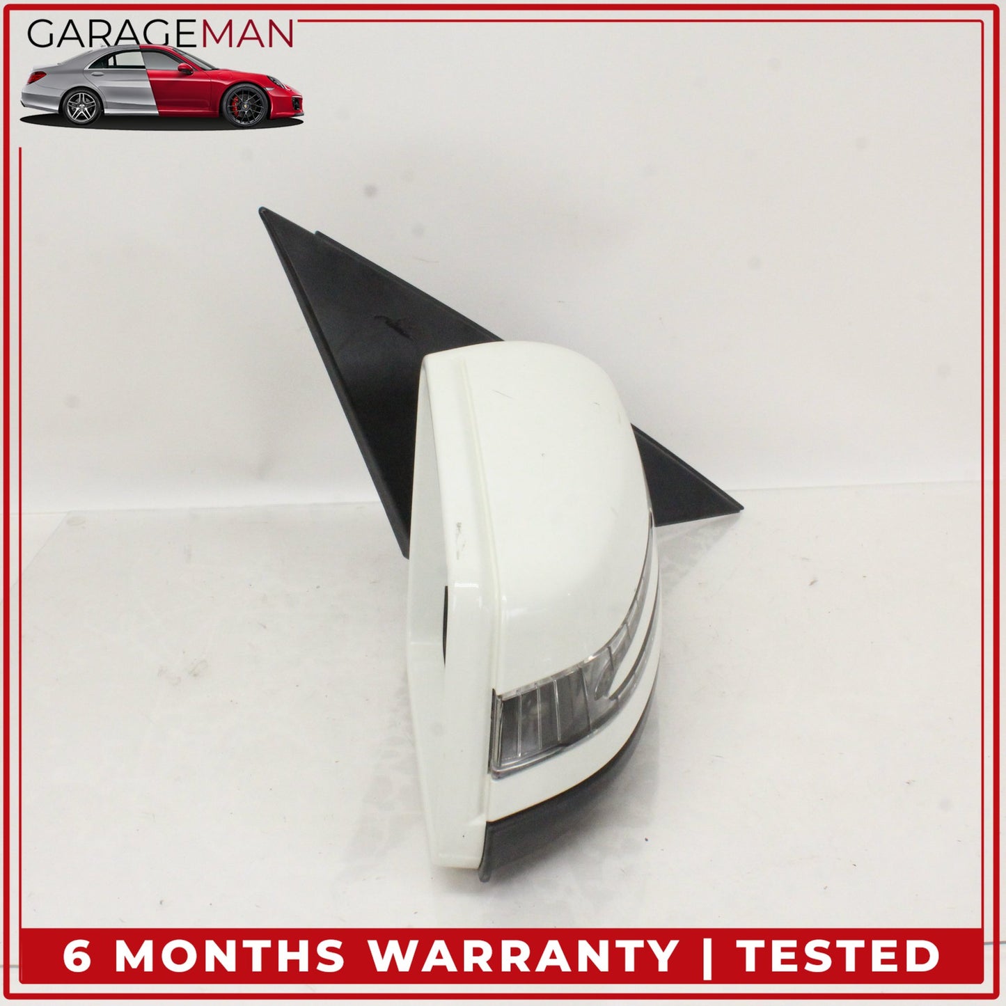2010-2011 Mercedes W204 C300 Front Right Door Rear View Mirror Calcite White OEM