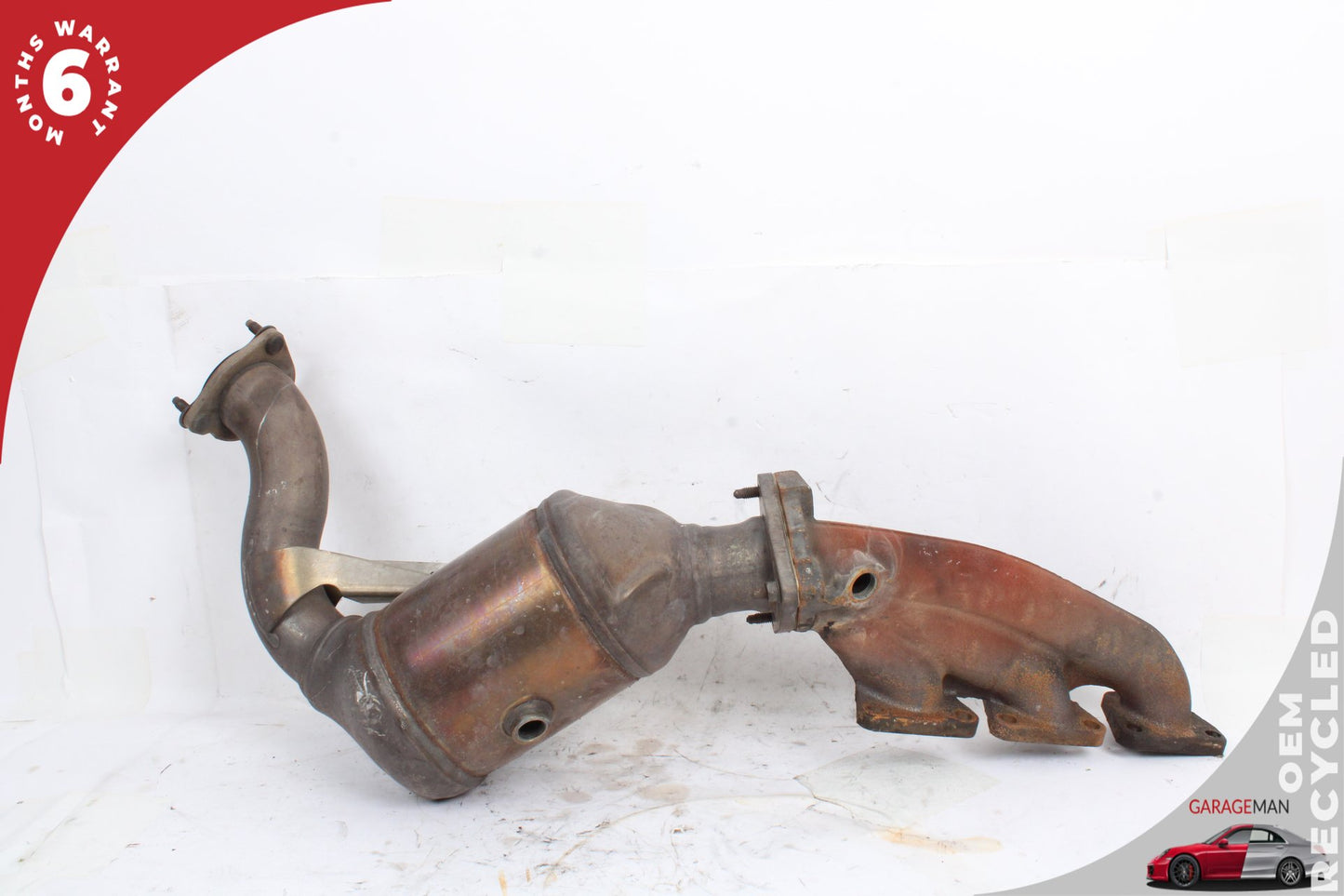 2012-2015 Audi A7 4G Left Exhaust System Pipe Tube w/ Manifold 4G0254200K
