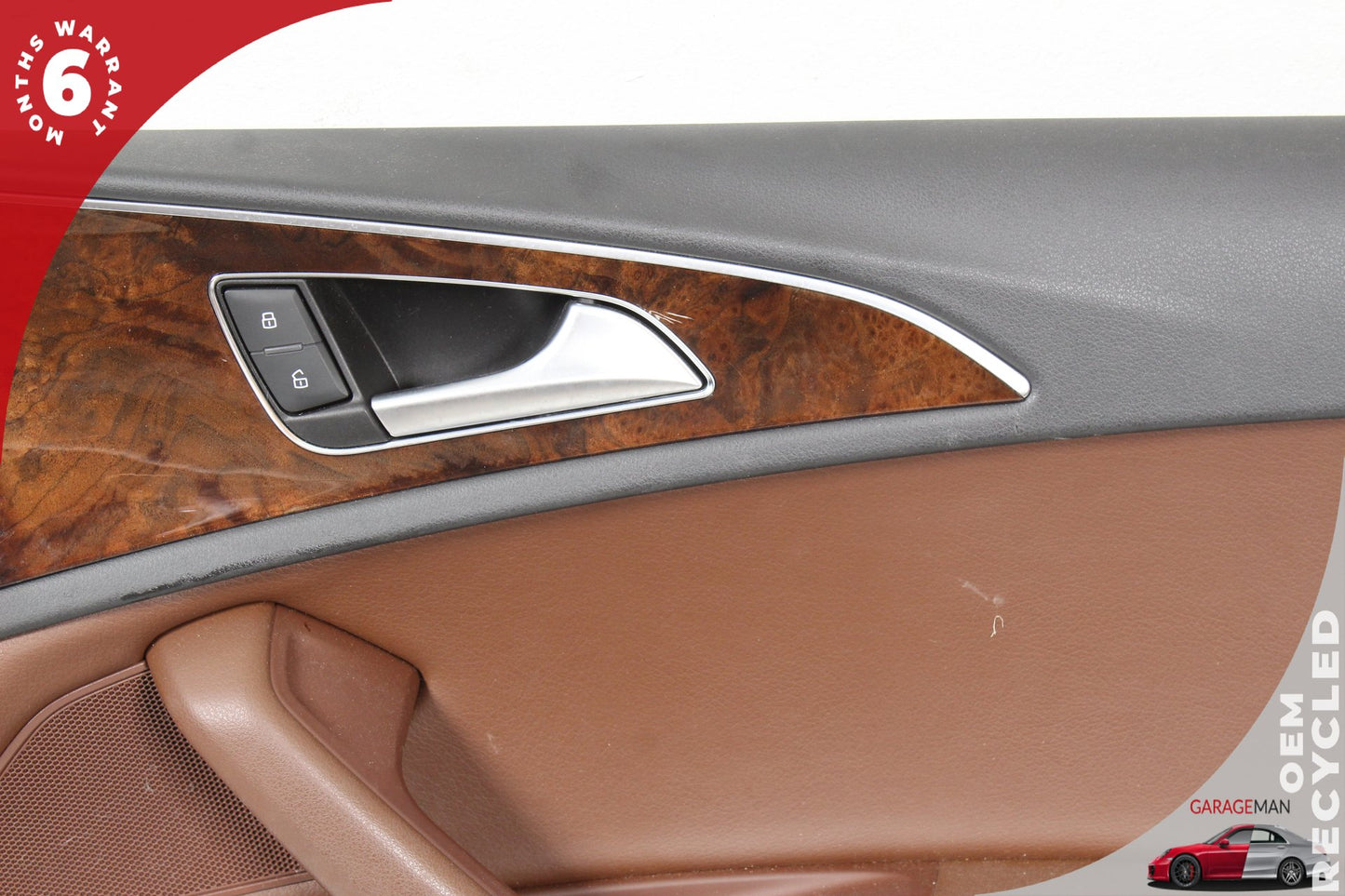 2012-2018 Audi A6 S6 Front Right Side Interior Door Panel Brown 4G1867022 OEM