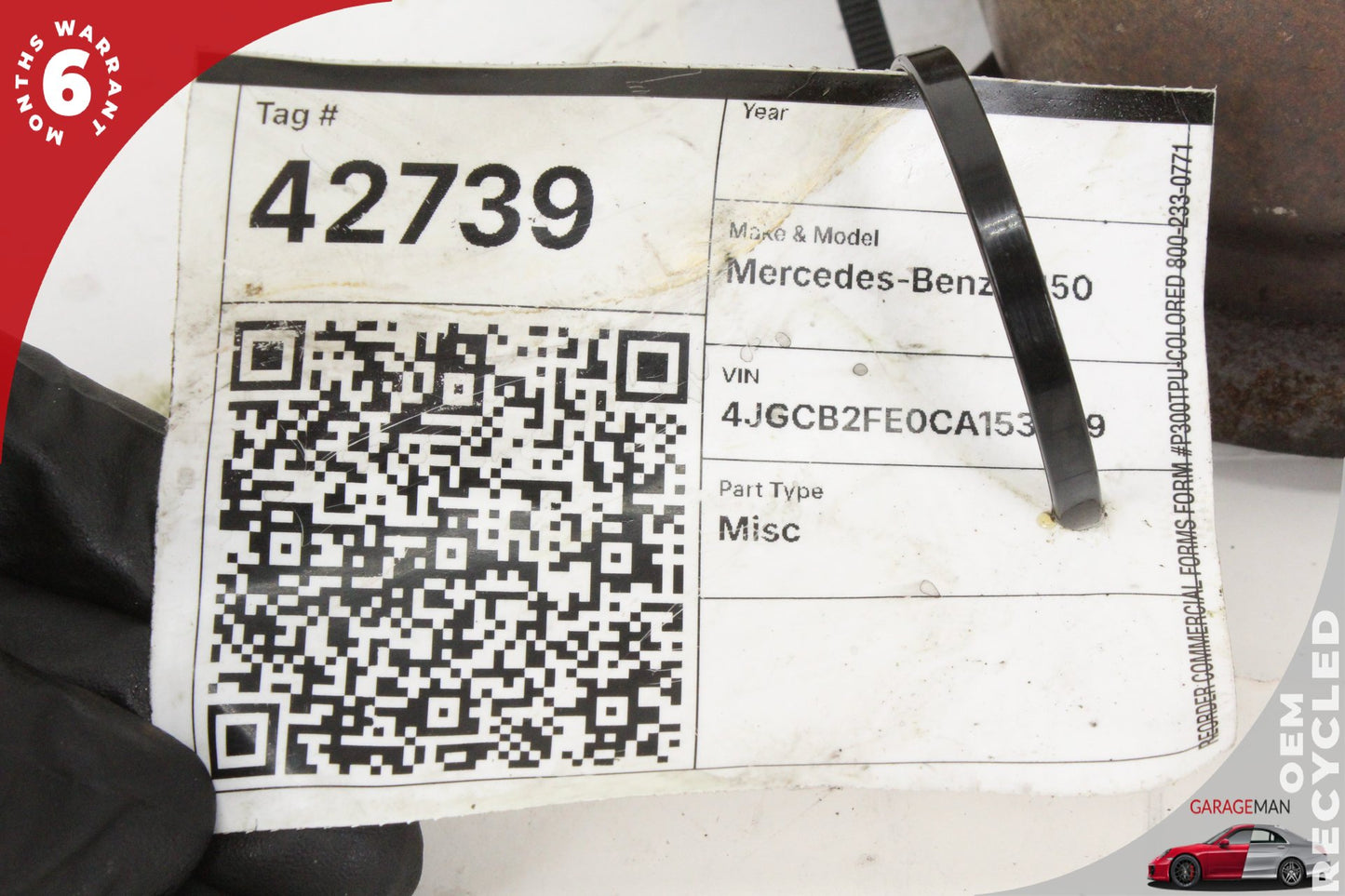 2009-2013 Mercedes W251 R350 BlueTec Diesel Engine Exhaust Pipe 2514900209 OEMM