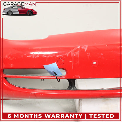 1999-2001 Porsche 911 996 Convertible Front Bumper Cover Red 99650511102 OEM