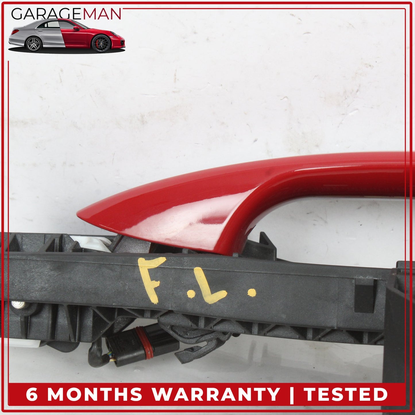 2010-2017 Mercedes C207 E400 Coupe Front Left Side Exterior Door Handle Red OEM