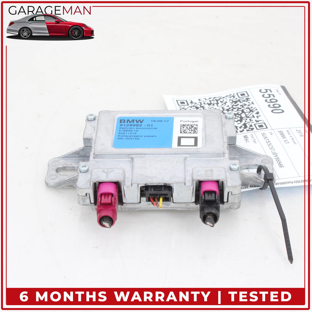 2015-2018 BMW X3 X4 Antenna Compensator Control Module Unit 9128982 OEM