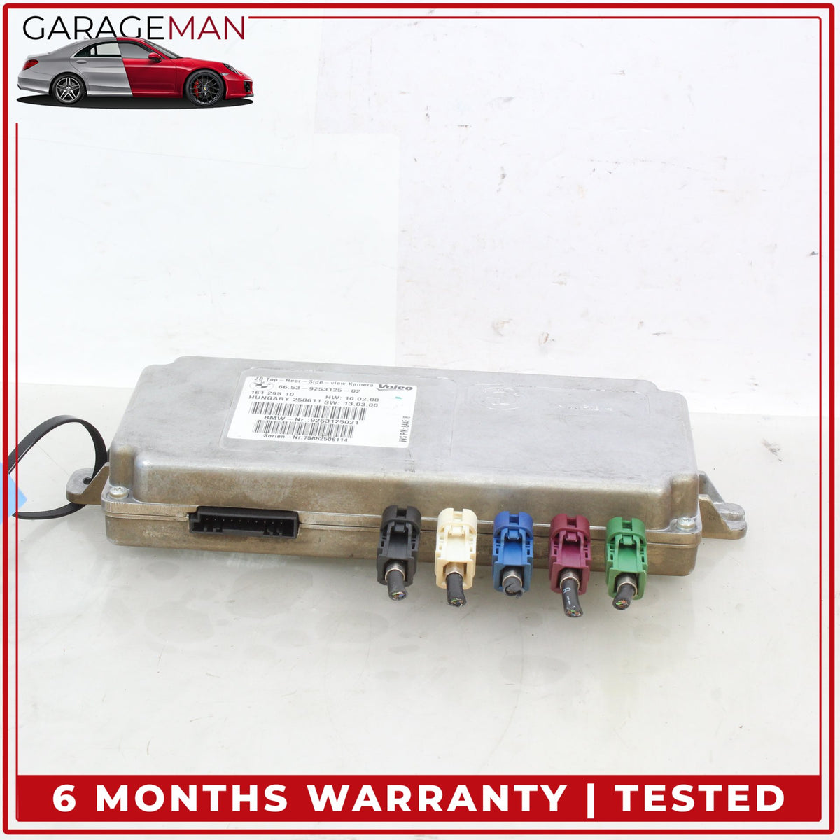 2012-2018 BMW 650i F13 Top Rear Surround View Camera Control Module 9253125 OEM