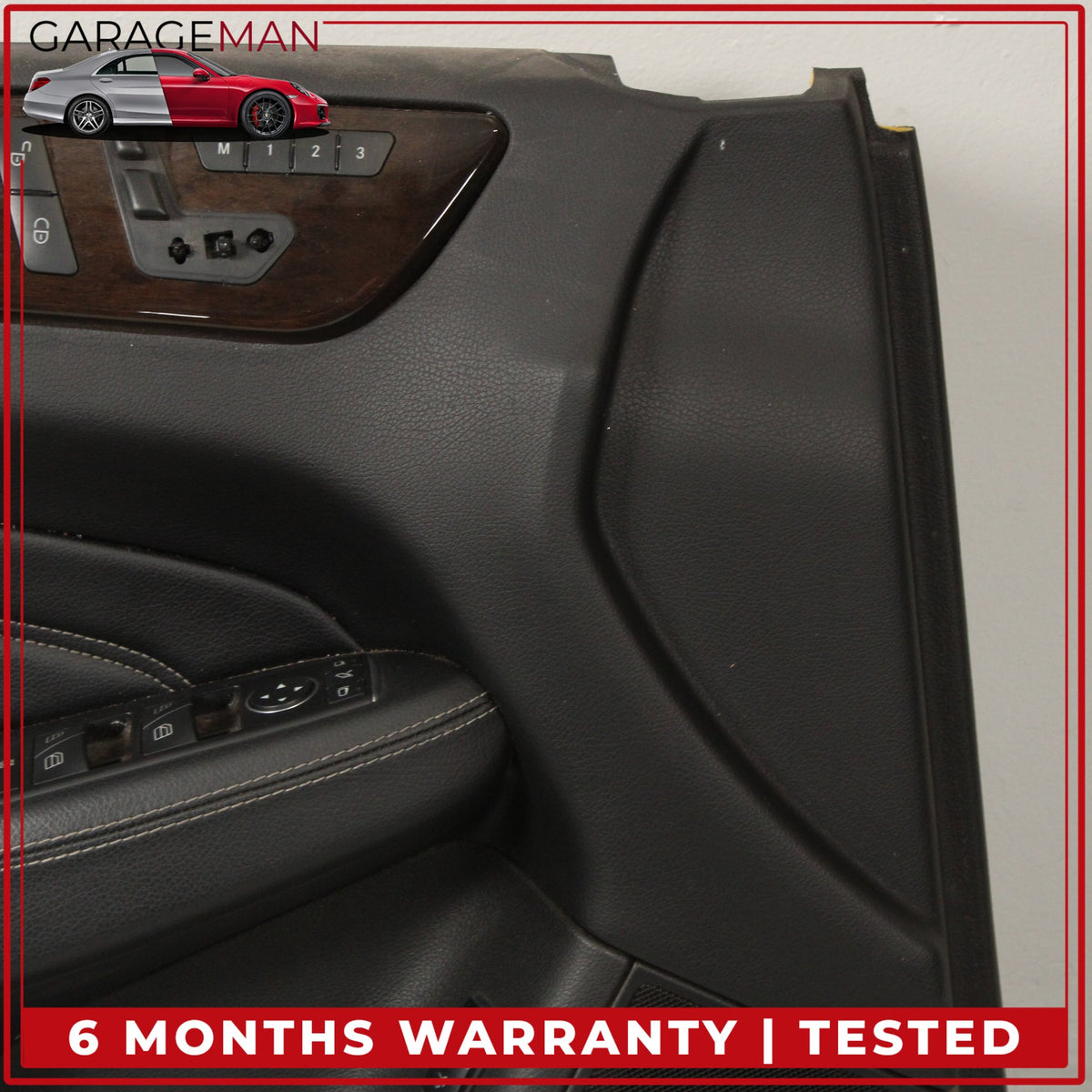 2012-2015 Mercedes W166 ML350 Front Left Side Door Trim Cover Panel Black OEM