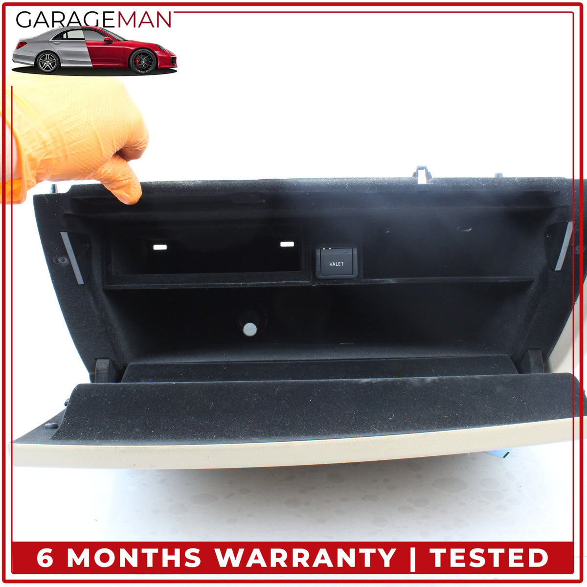 2012-2015 Audi A6 A7 Glove Box Storage Compartment Beige 4G1880302A OEM