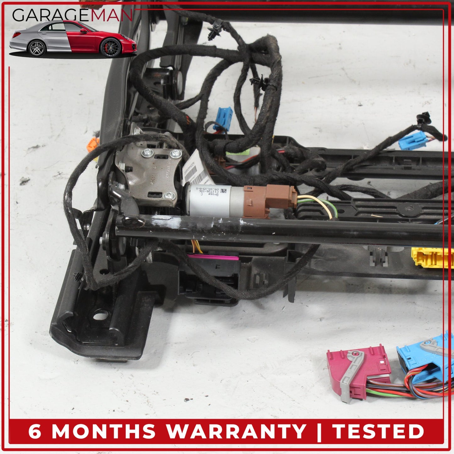 2015-2023 Mercedes W205 C300 Front Right Side Seat Track Rail Frame w/ Motor OEM