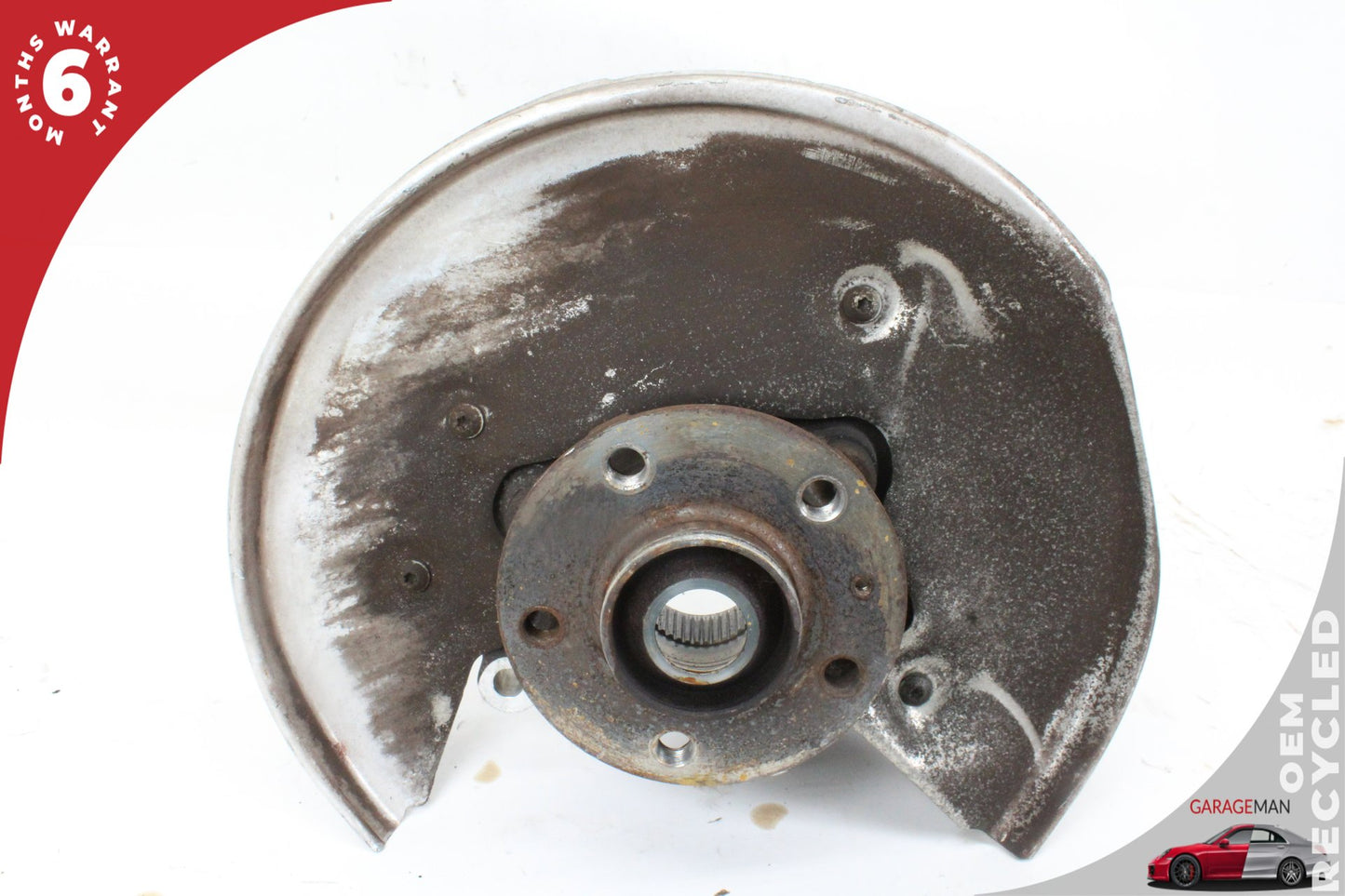 08-19 Audi A6 C7 AWD 3 Rear Left Spindle Knuckle Wheel Hub 8K0505431AR Genuine