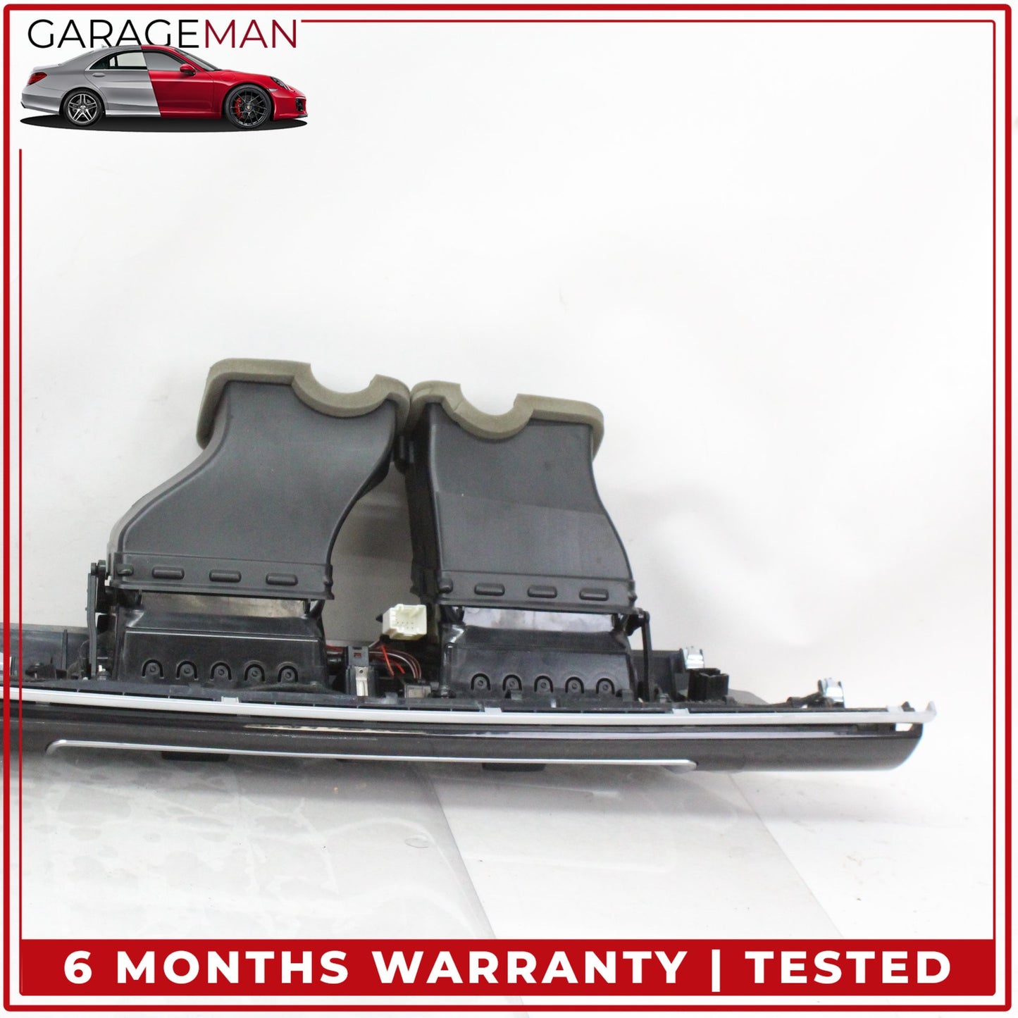 2010-2013 BMW 550i GT Front Dash Center AC Air Vent Grille Panel w/ Trim 9195654 OEM