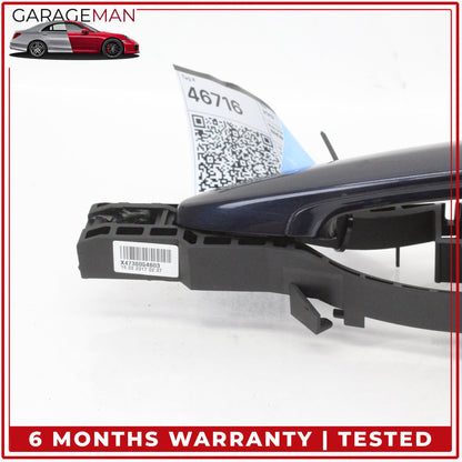 2014-2020 BMW 430i F36 Rear Right Passenger Side Exterior Door Handle Blue OEM