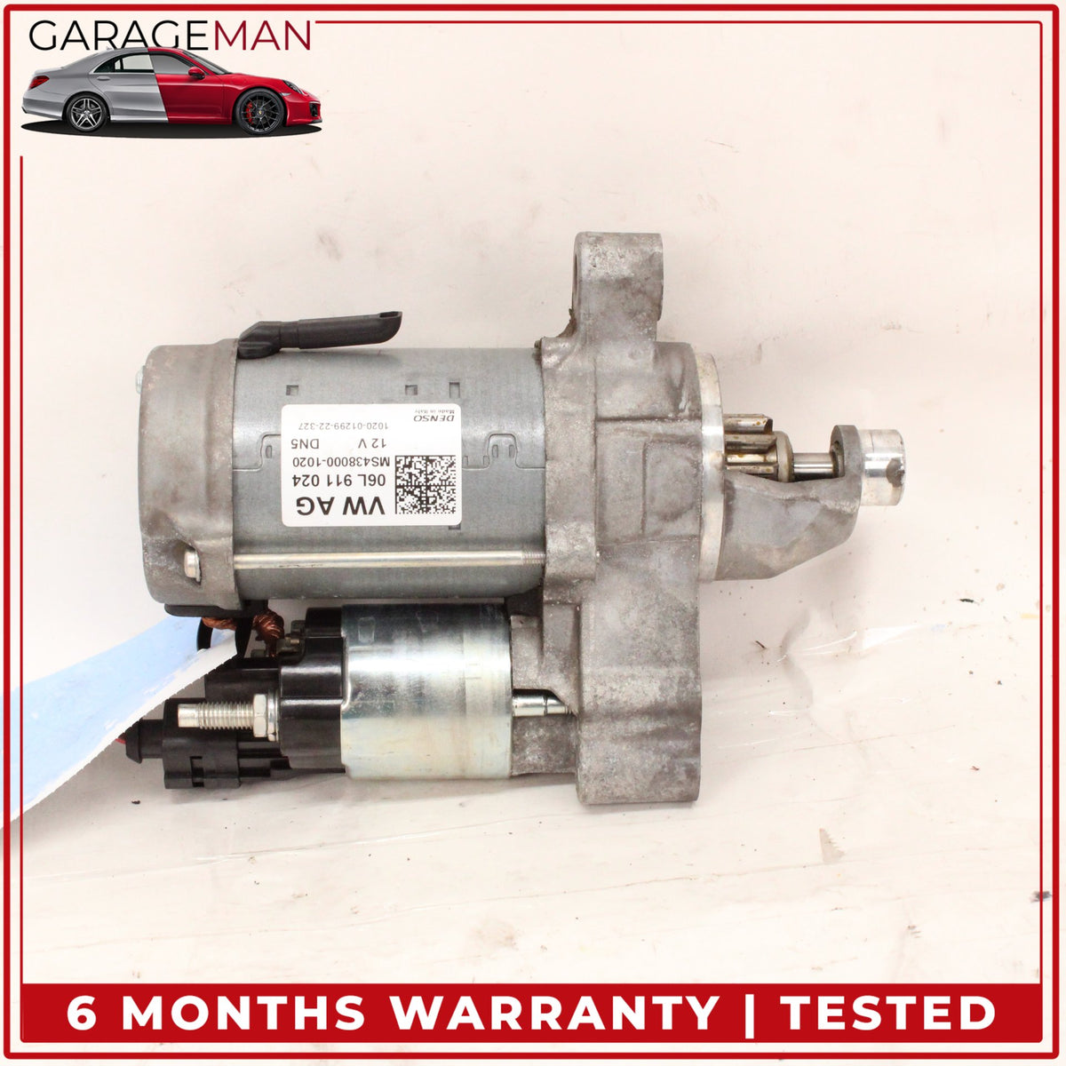 2019-2026 Porsche Macan 95B 2.0L Engine Starter Motor 12V Denso 06L911024 OEM