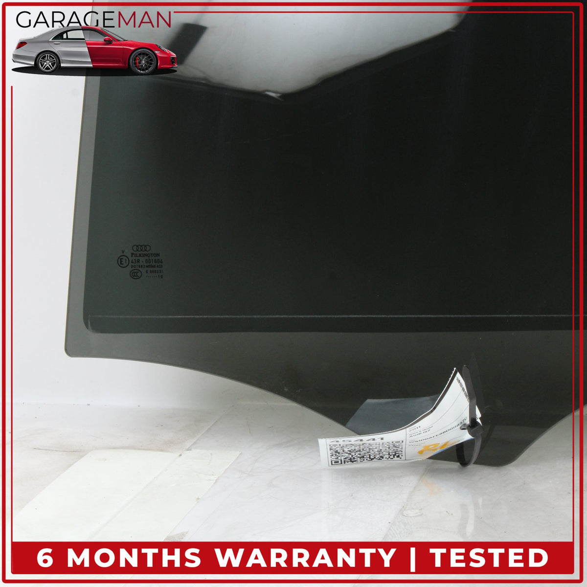 2007-2015 Audi Q7 4L Rear Left Driver Side Door Window Glass OEM