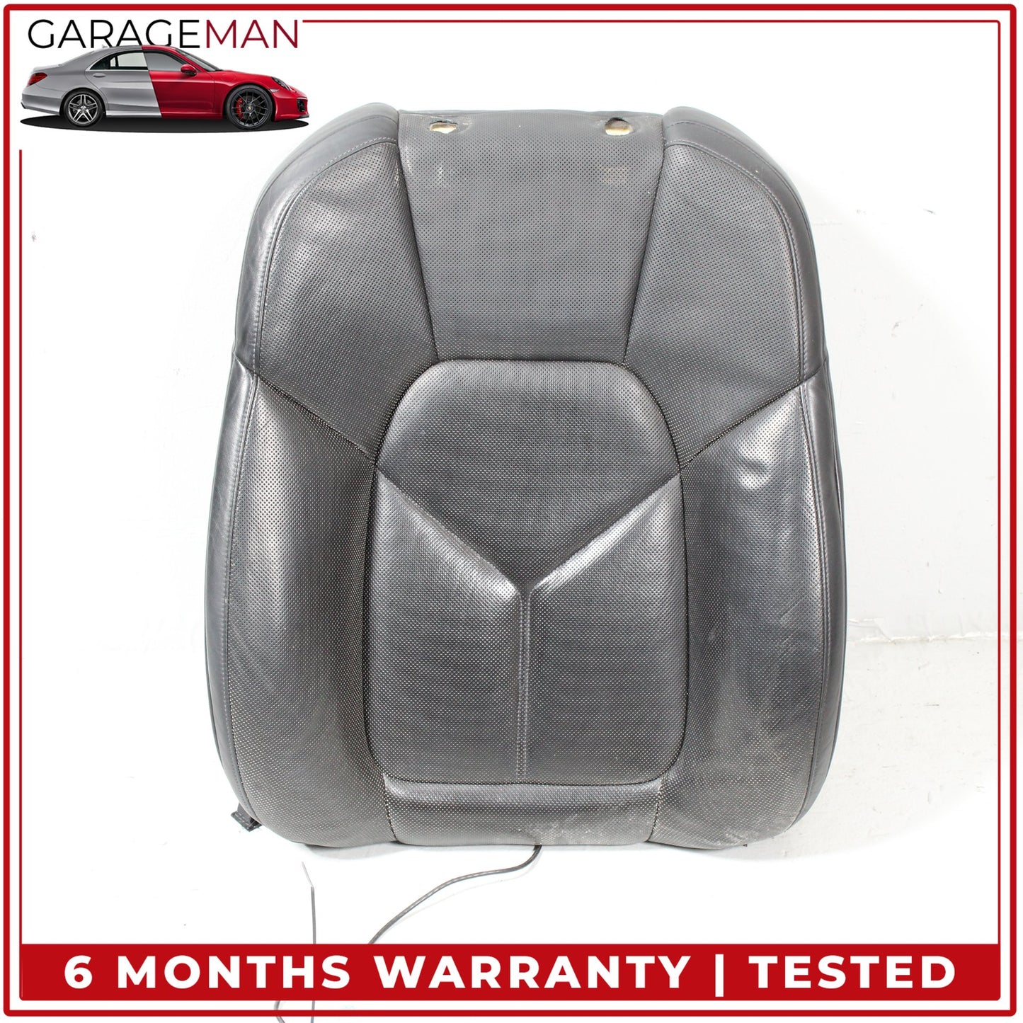 2011-2018 Porsche Cayenne 958 Front Left Side Top Upper Seat Cushion Black OEM