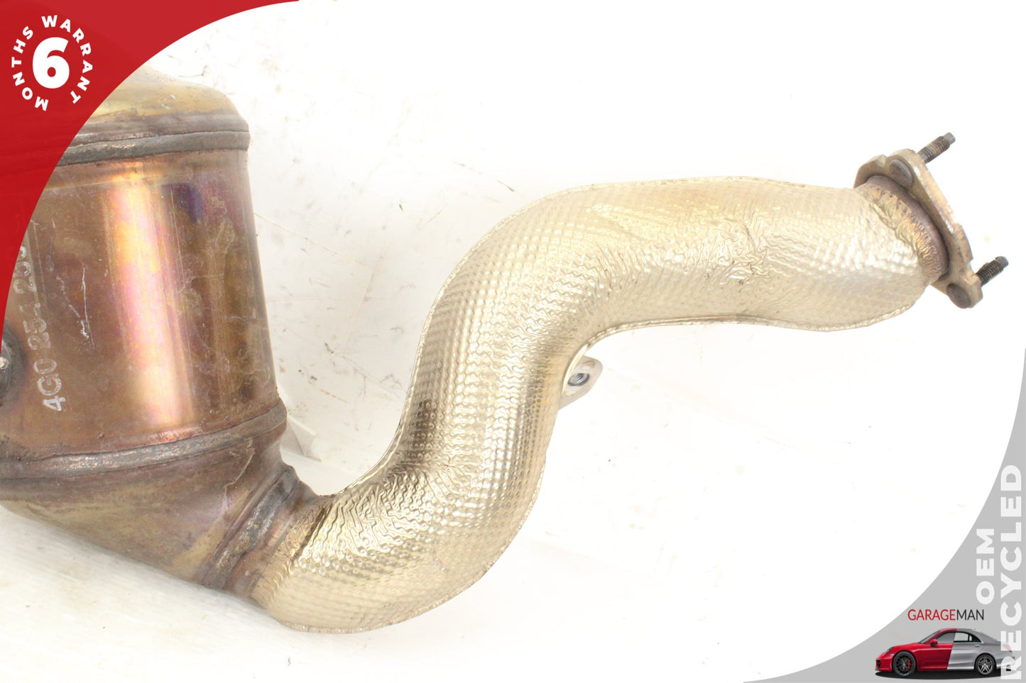 2013-2018 4.0L V8 Audi A8 Sedan Right Side Exhaust Downpipe 4G0254252L