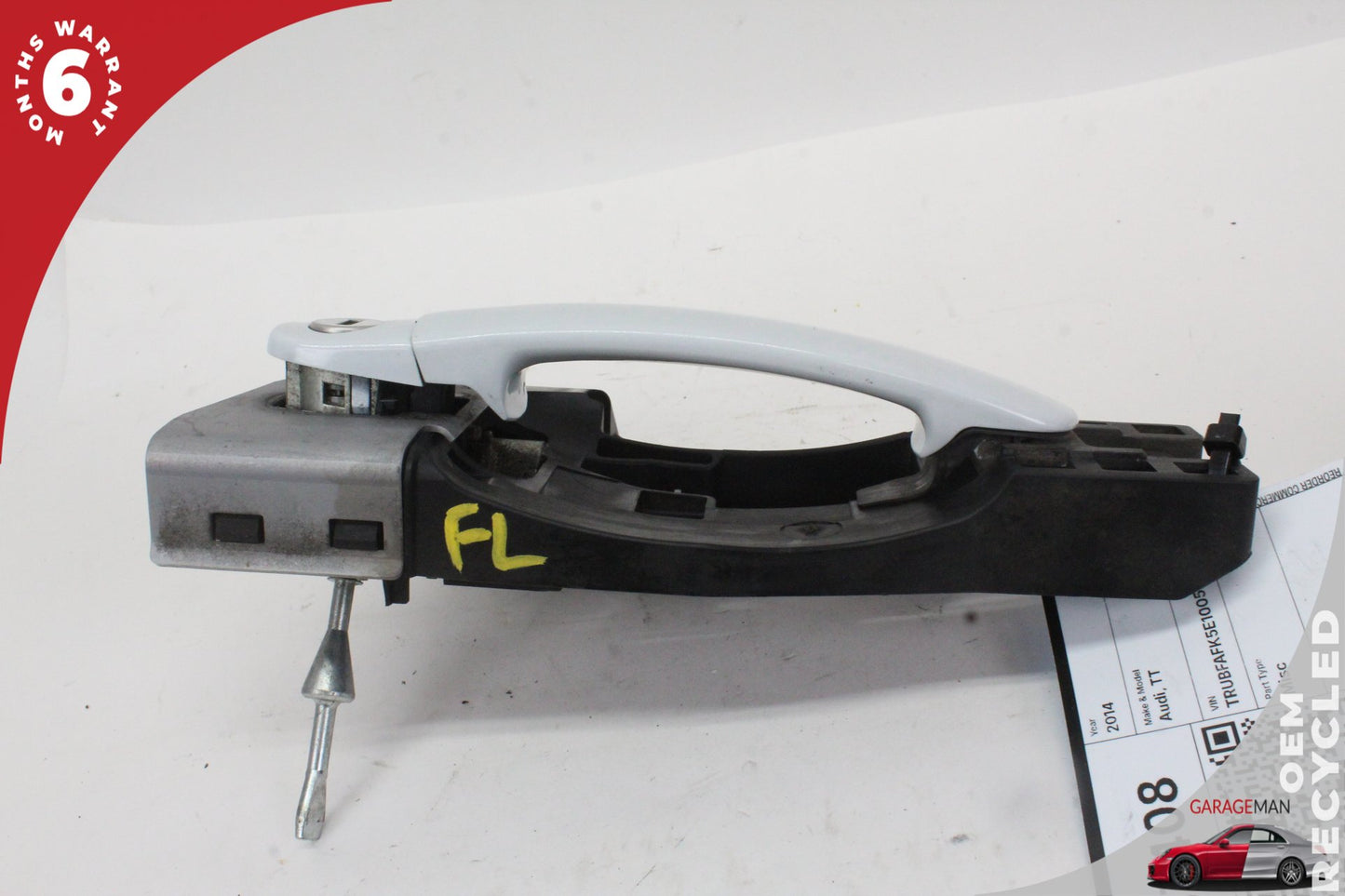 2008-2015 Audi TT 8J Coupe Left Front Door Exterior Handle 8J01837885 Genuine