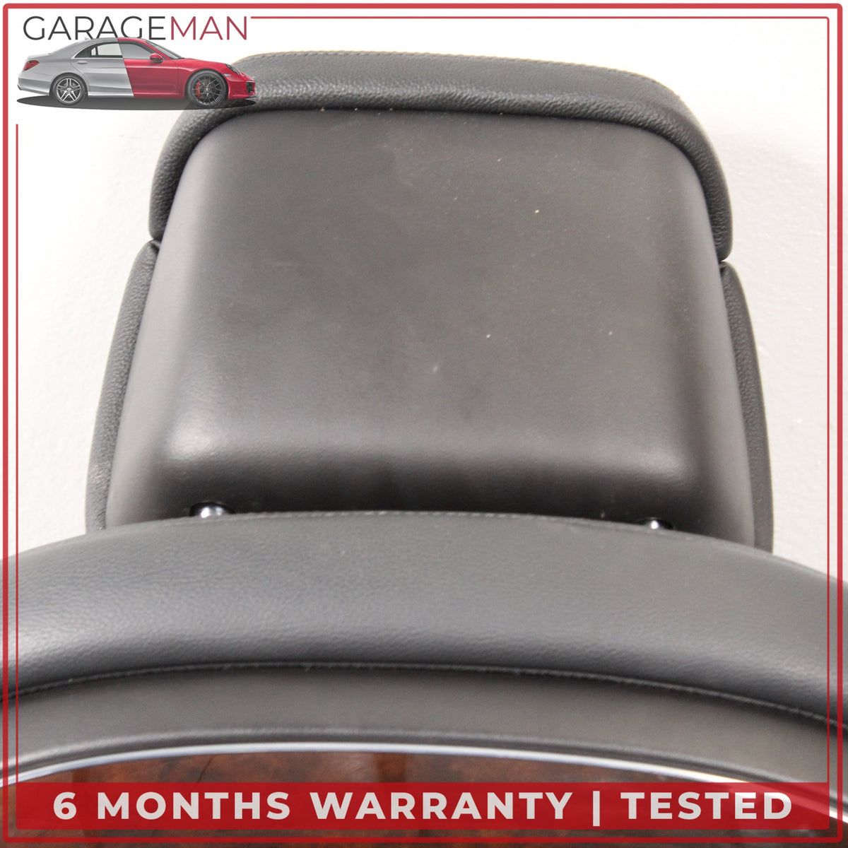 2011-2018 Audi A8 Front Right Passenger Side Upper Seat Cushion w/ Head Rest OEM