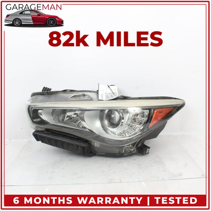 2015-2018 Infiniti Q50 V37 Front Left Side LED Head Light Lamp 260604HB0B OEM
