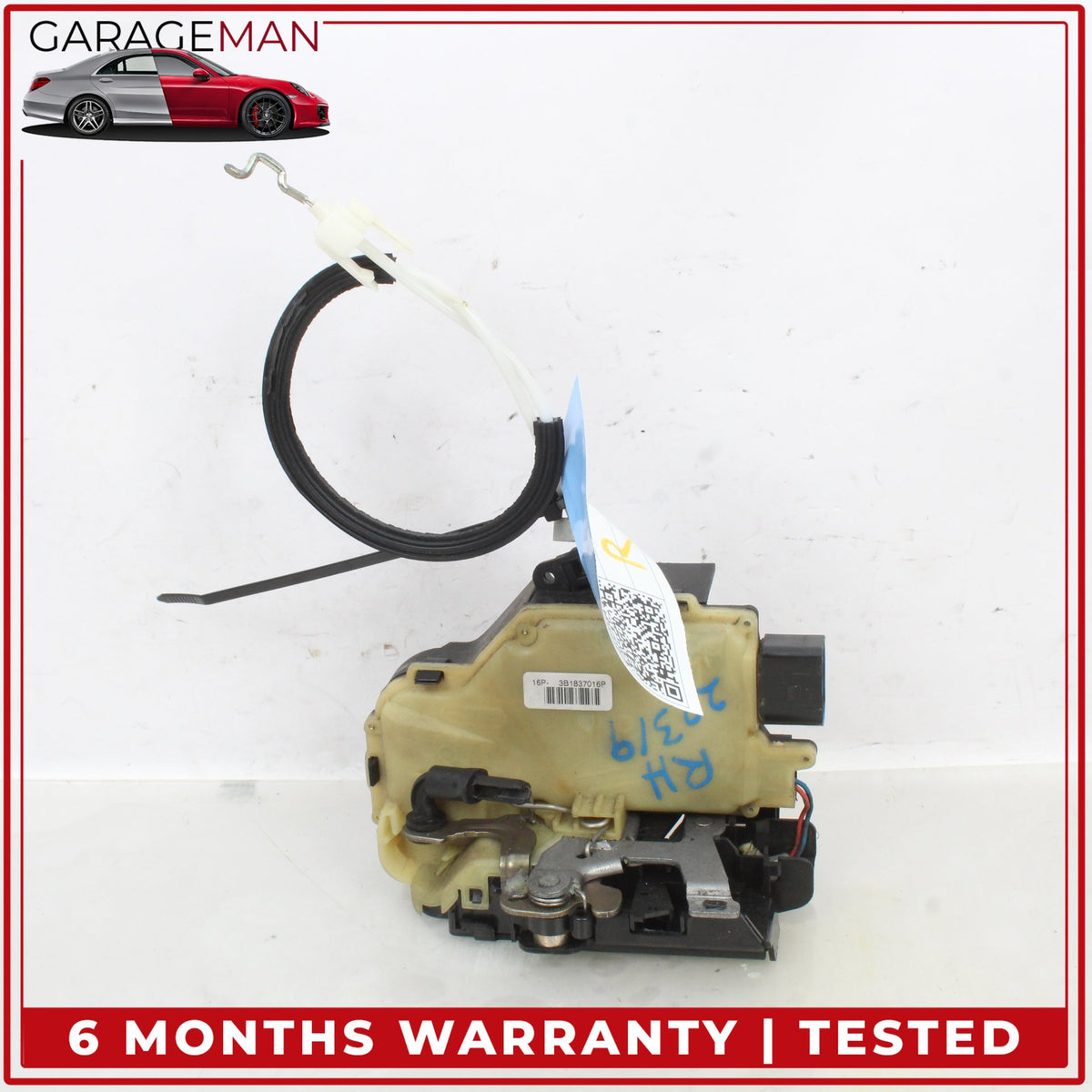 1997-2005 Porsche 911 Carrera Front Right Side Door Lock Actuator 3B1837016P OEM