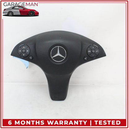 2008-2012 Mercedes W204 C300 GLK350 Driver Steering Wheel Airbag Black OEM