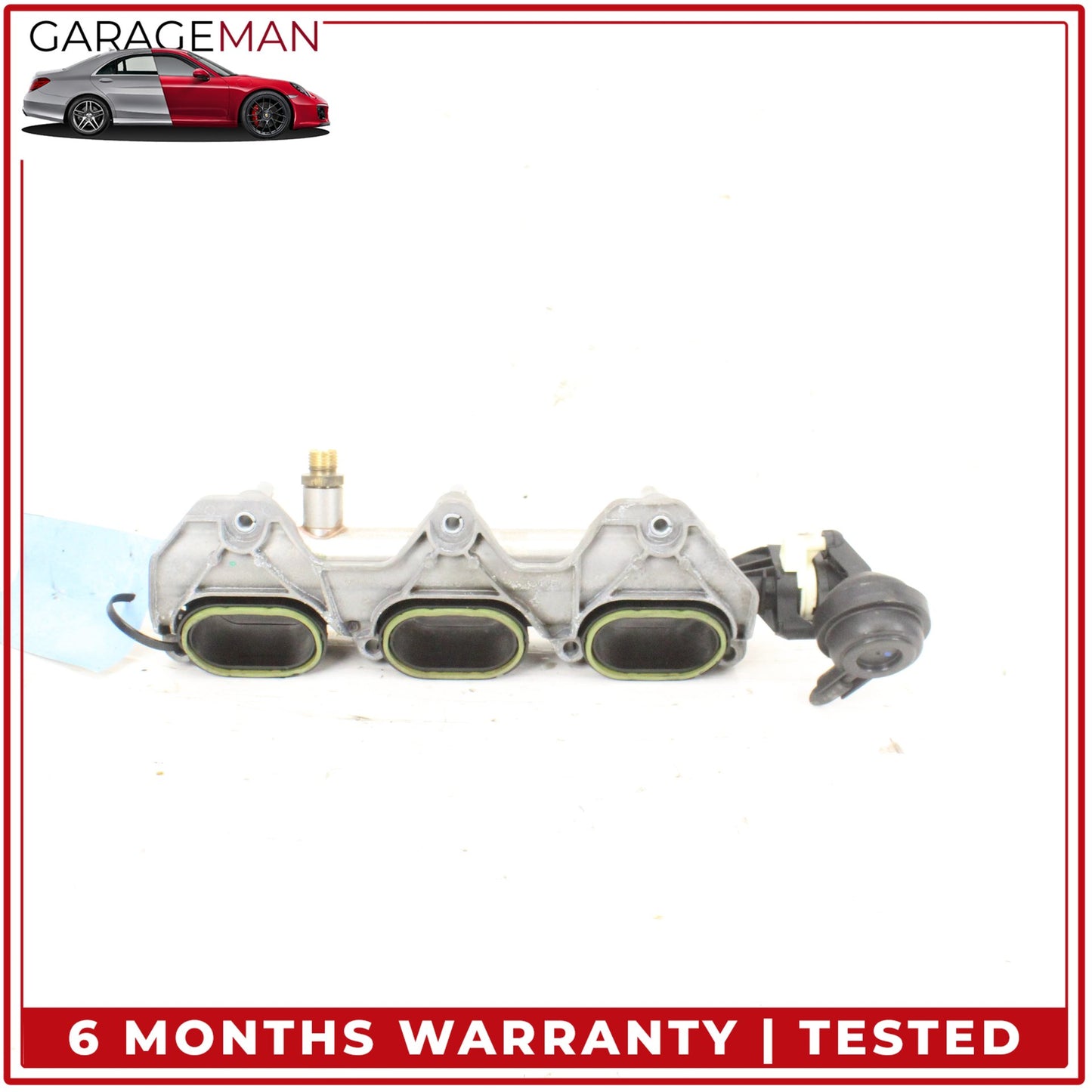 2011-2018 Porsche Cayenne 958 Audi Q7 Right Lower Intake Manifold w/ Bracket OEM
