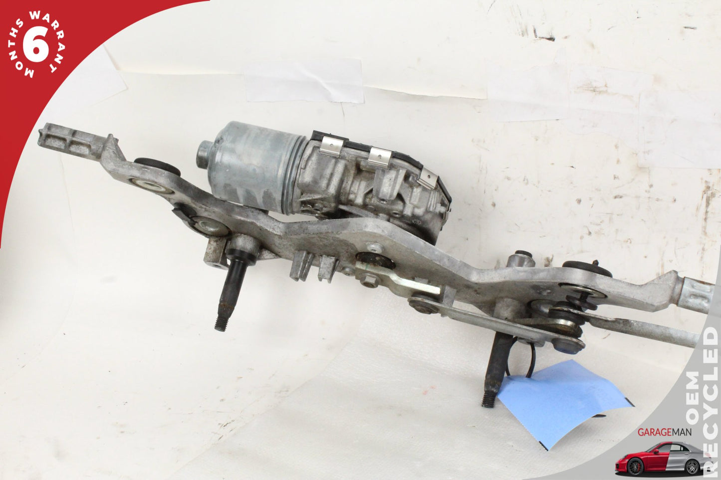 2011-2018 Porsche Cayenne 958 Front Windshield Wiper Linkage w/ Motor OEM