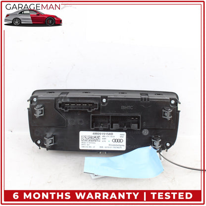 2017-2019 Audi Q7 Rear AC A/C Climate Control Switch Panel 4M0919158D OEM