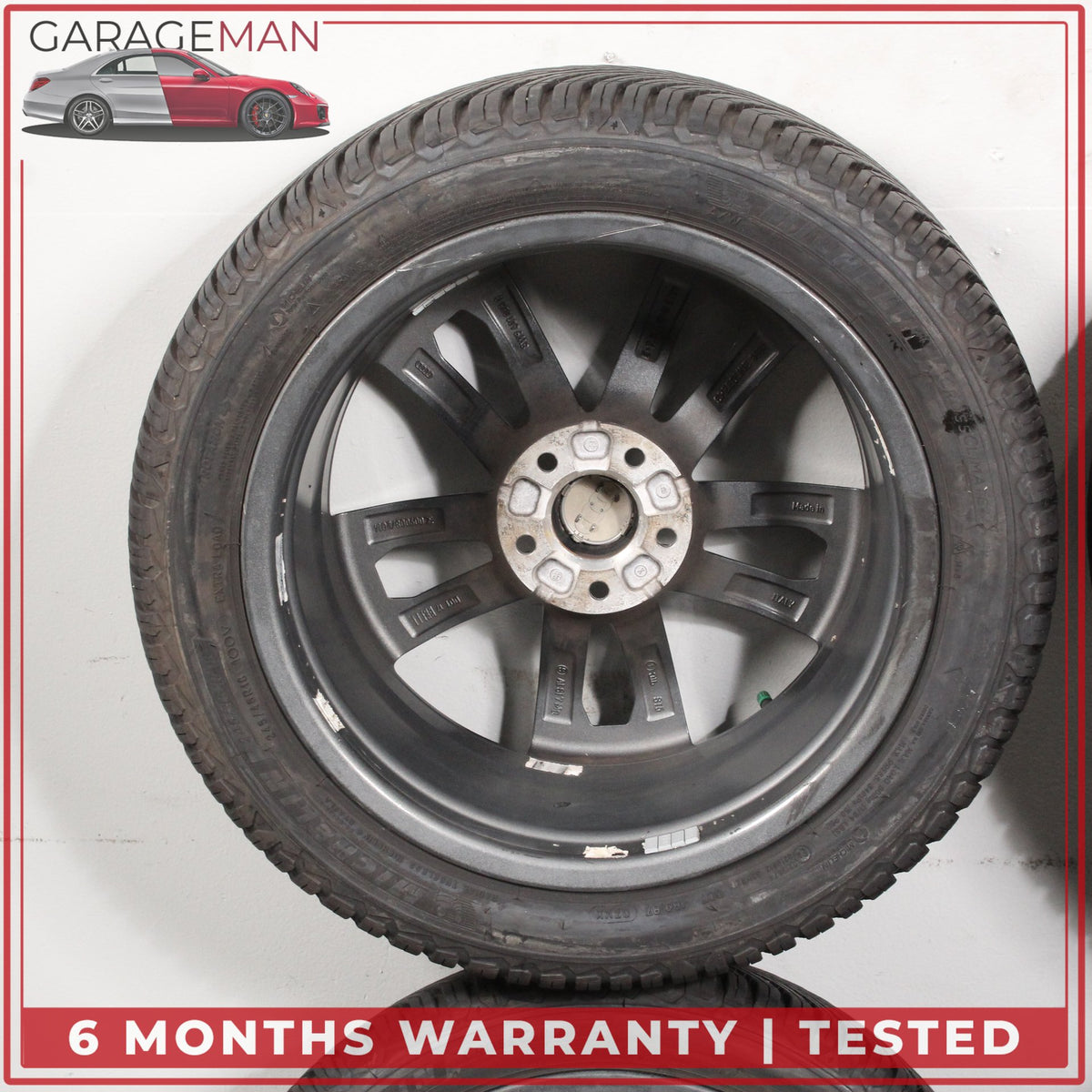 2017-2025 Audi A4 Allroad B9 Wheel Rim w/ Michelin Tire Set 7.5JX18H2 ET29 OEM