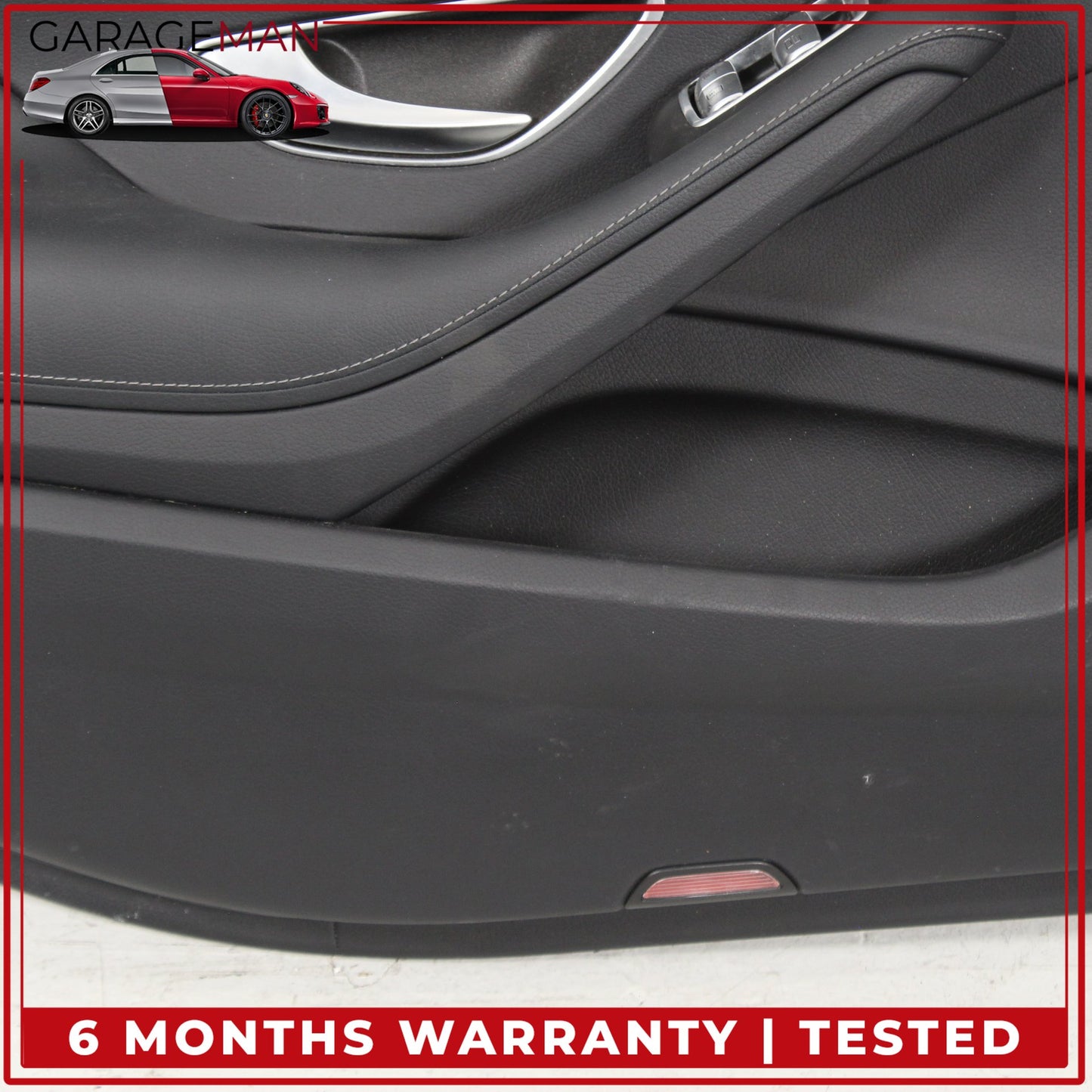 2014-2017 Mercedes W222 S550e Rear Left Side Interior Door Trim Panel Black OEM