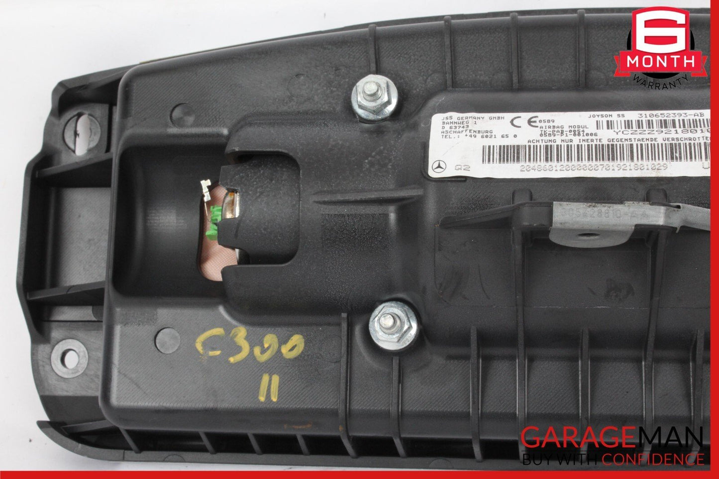 08-15 Mercedes W204 C300 4MATIC Front Right Passenger Side Dash Airbag