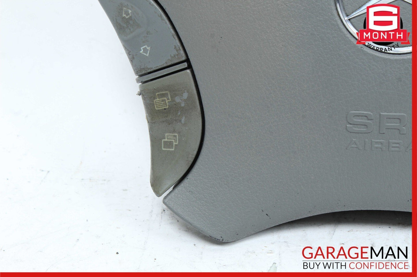 03-06 Mercedes W220 S500 S430 CL500 S55 AMG Steering Wheel Air Bag Airbag Grey