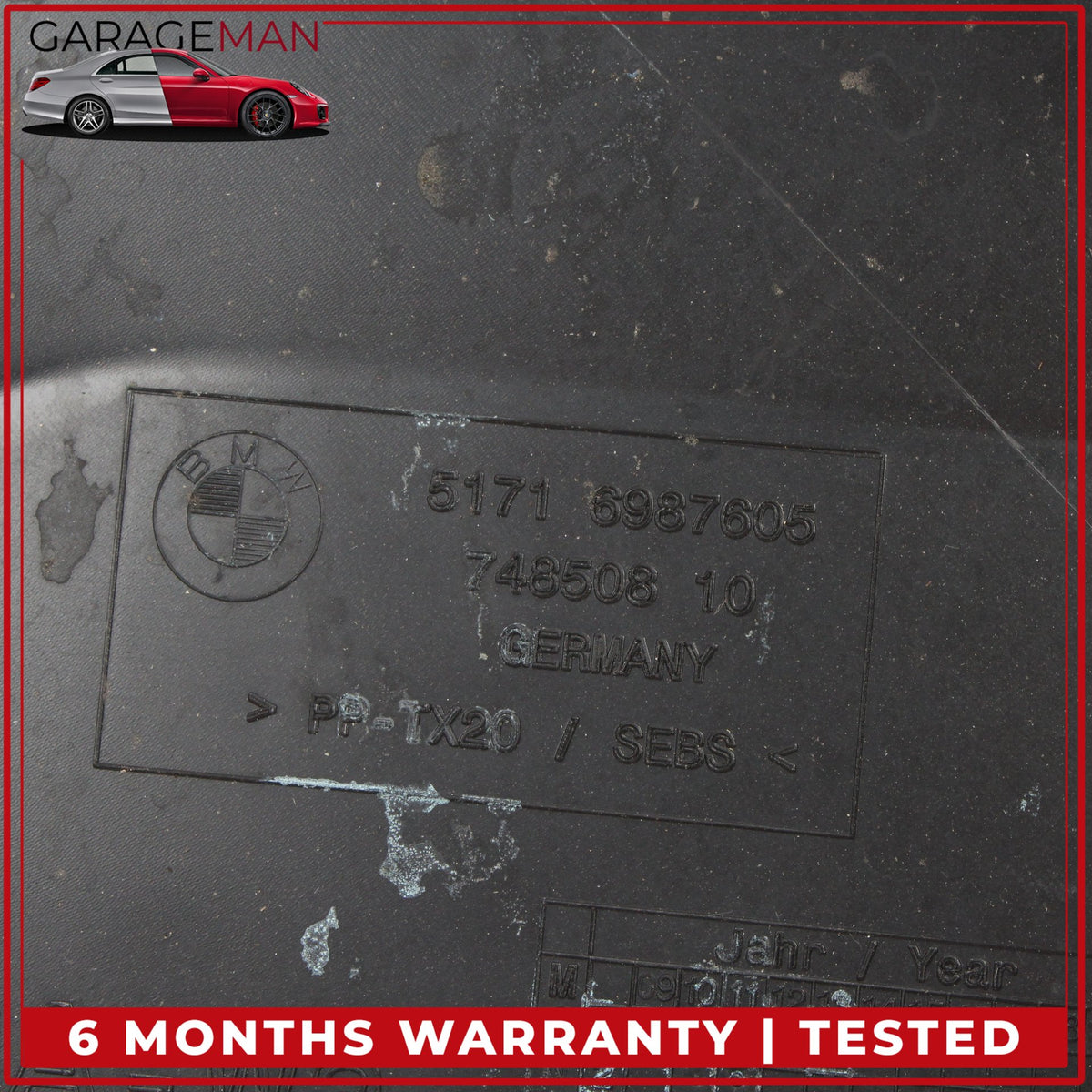 2008-2014 BMW 650i 550i 4.4L V8 N63 Engine Motor Cover Trim Panel Set OEM