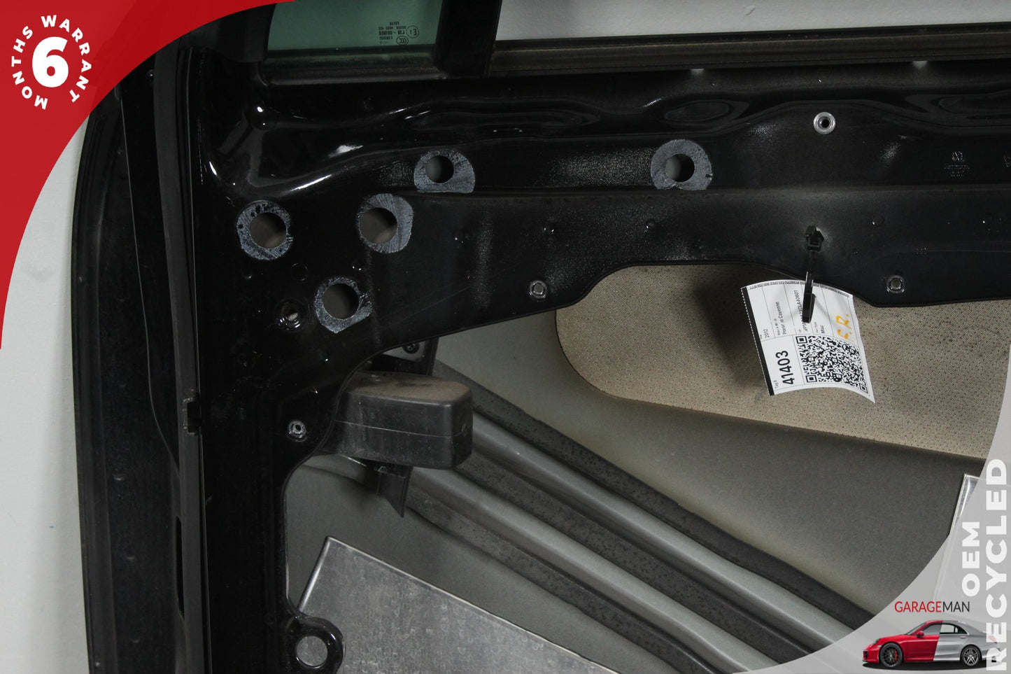2011-2018 Porsche Cayenne 958 Front Right Side Door Shell Black 95853101200 OEM