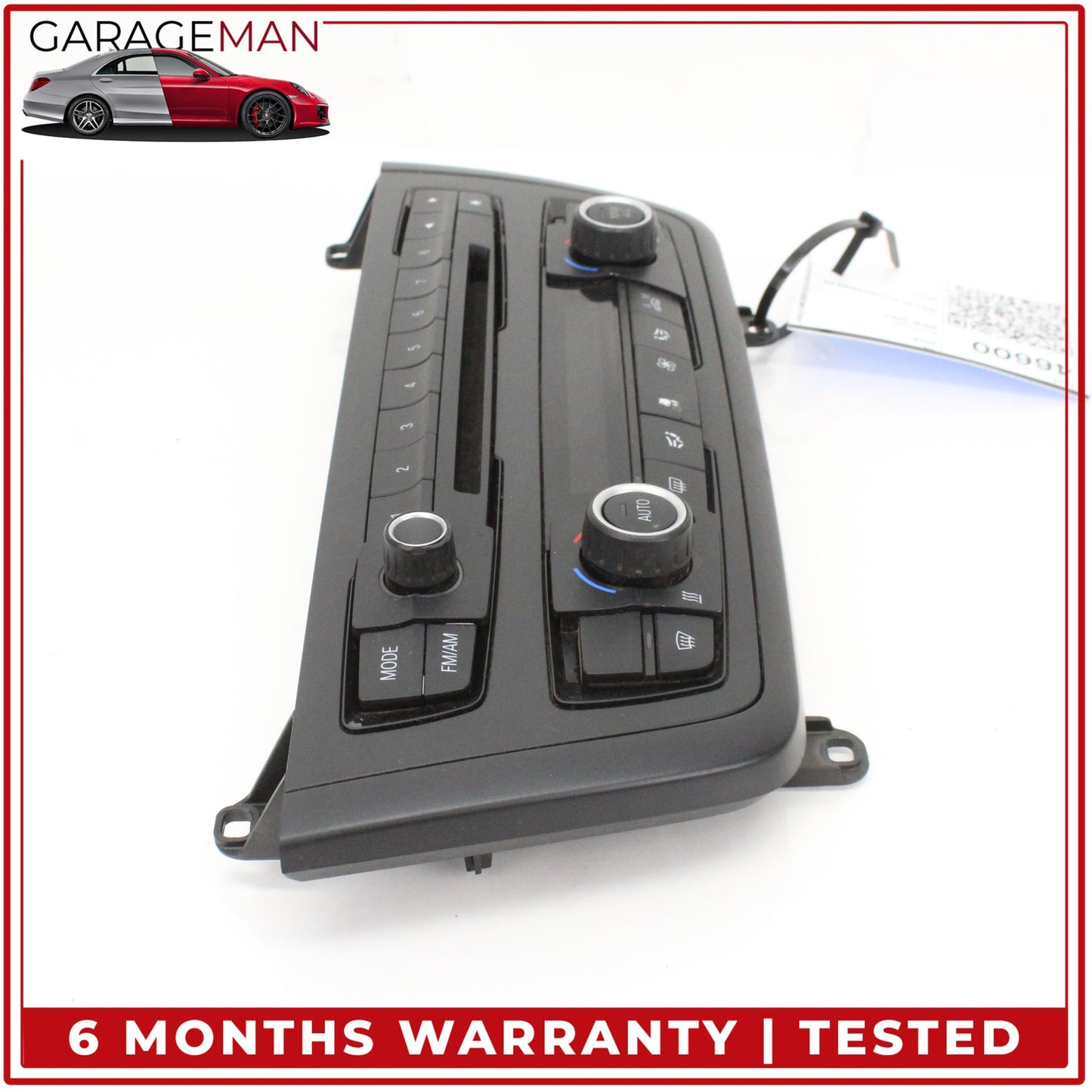 2012-2018 BMW 328d A/C Climate Control Operating Audio Unit Panel Assembly