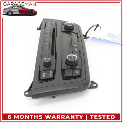 2012-2018 BMW 328d A/C Climate Control Operating Audio Unit Panel Assembly
