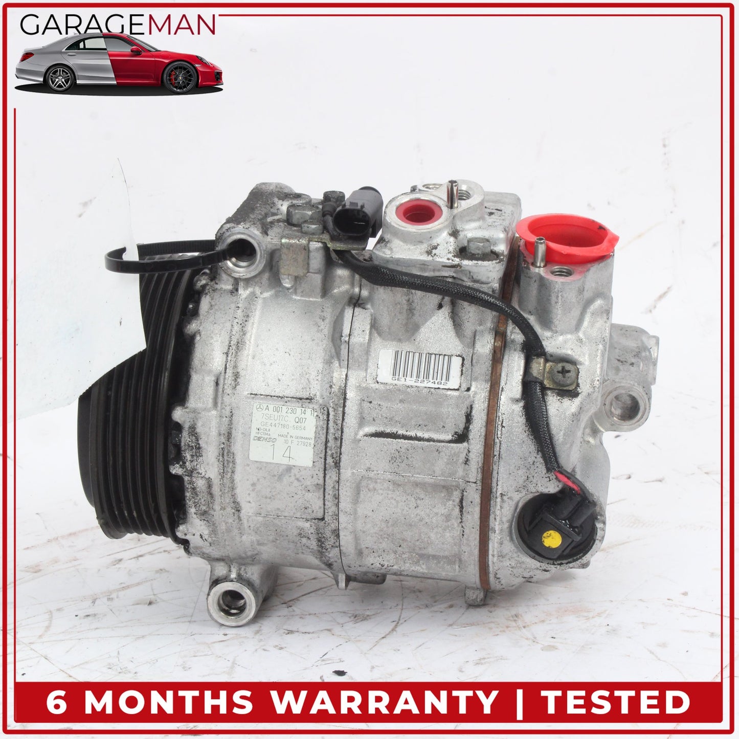 2003-2009 Mercedes-Benz E350 W211 Sedan AC A/C Air Conditioning Compressor 0012301411 OEM