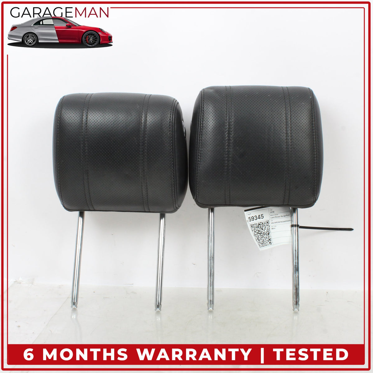 2014-2017 Range Rover Sport L494 Front Left and Right Side Head Rest Set OEM