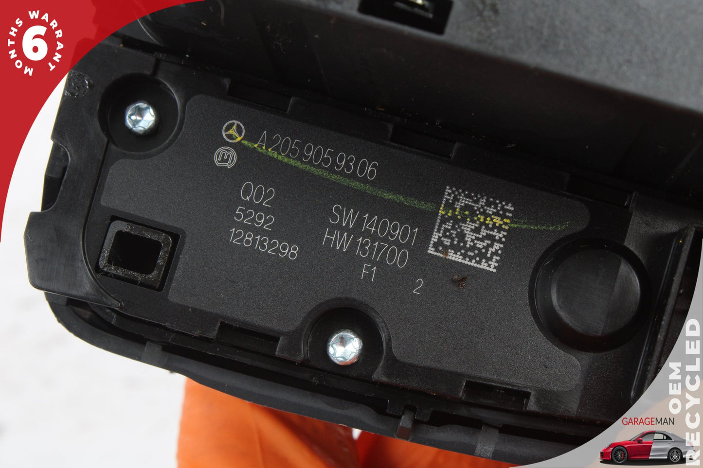 2015-2020 Mercedes-Benz C300 W205 Center Console Multi Function Switch Control