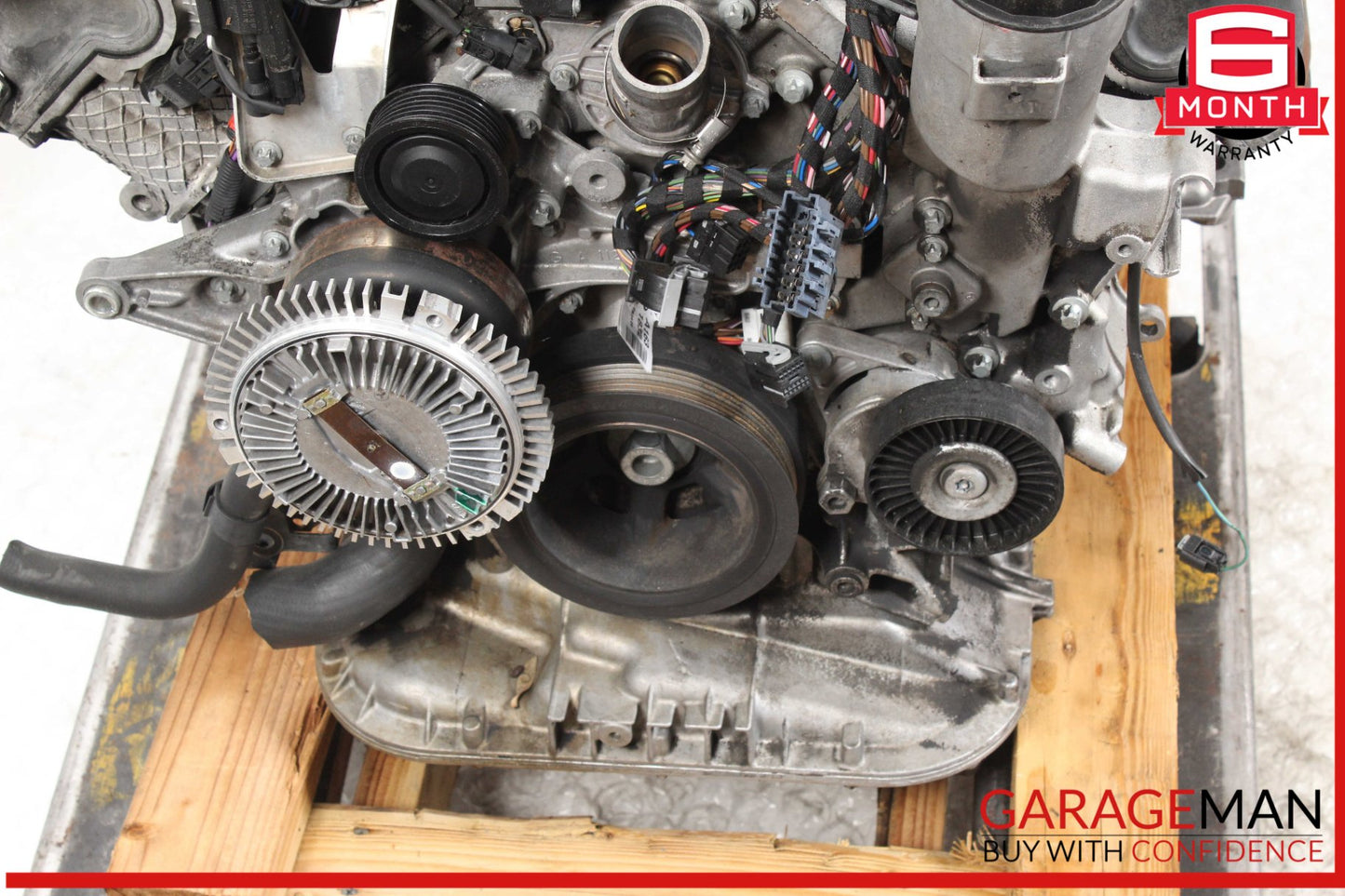 03-05 Mercedes W163 ML350 Engine Motor Block Assembly 3.7L V6 M112