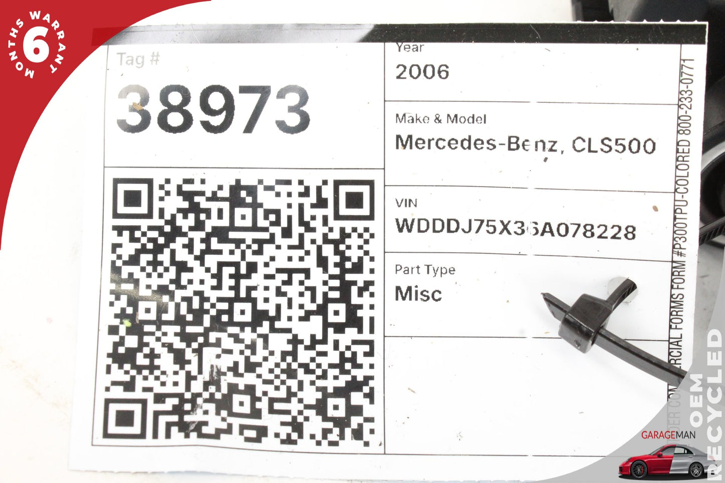 2003-2011 Mercedes W219 CLS500 Ignition Switch Module w/ Key Fob 2115452508 OEM