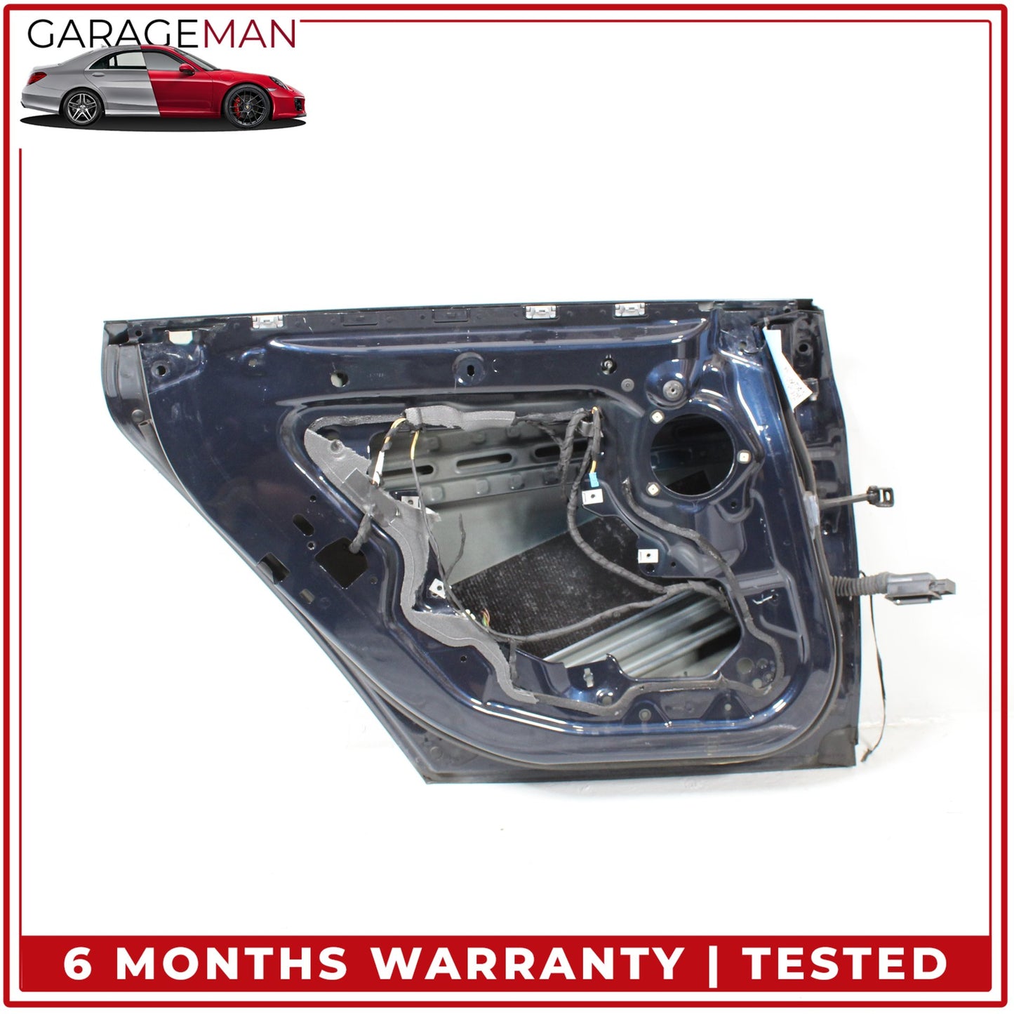 2015-2020 BMW 430i xDrive Gran Coupe Rear Left Driver Side Door Shell Blue OEM