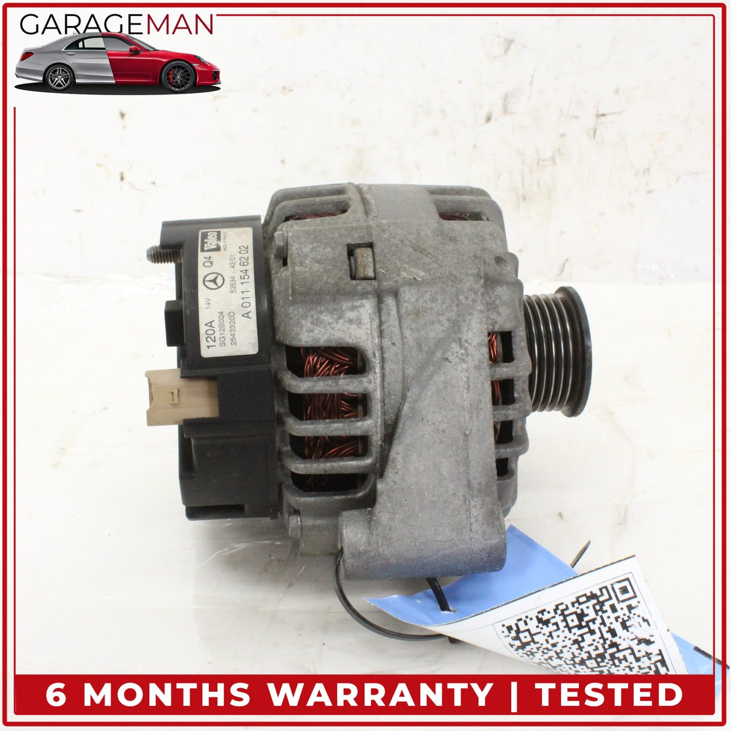 2001-2004 Mercedes W210 E320 SLK320 Engine Alternator Generator 0111546402 OEM