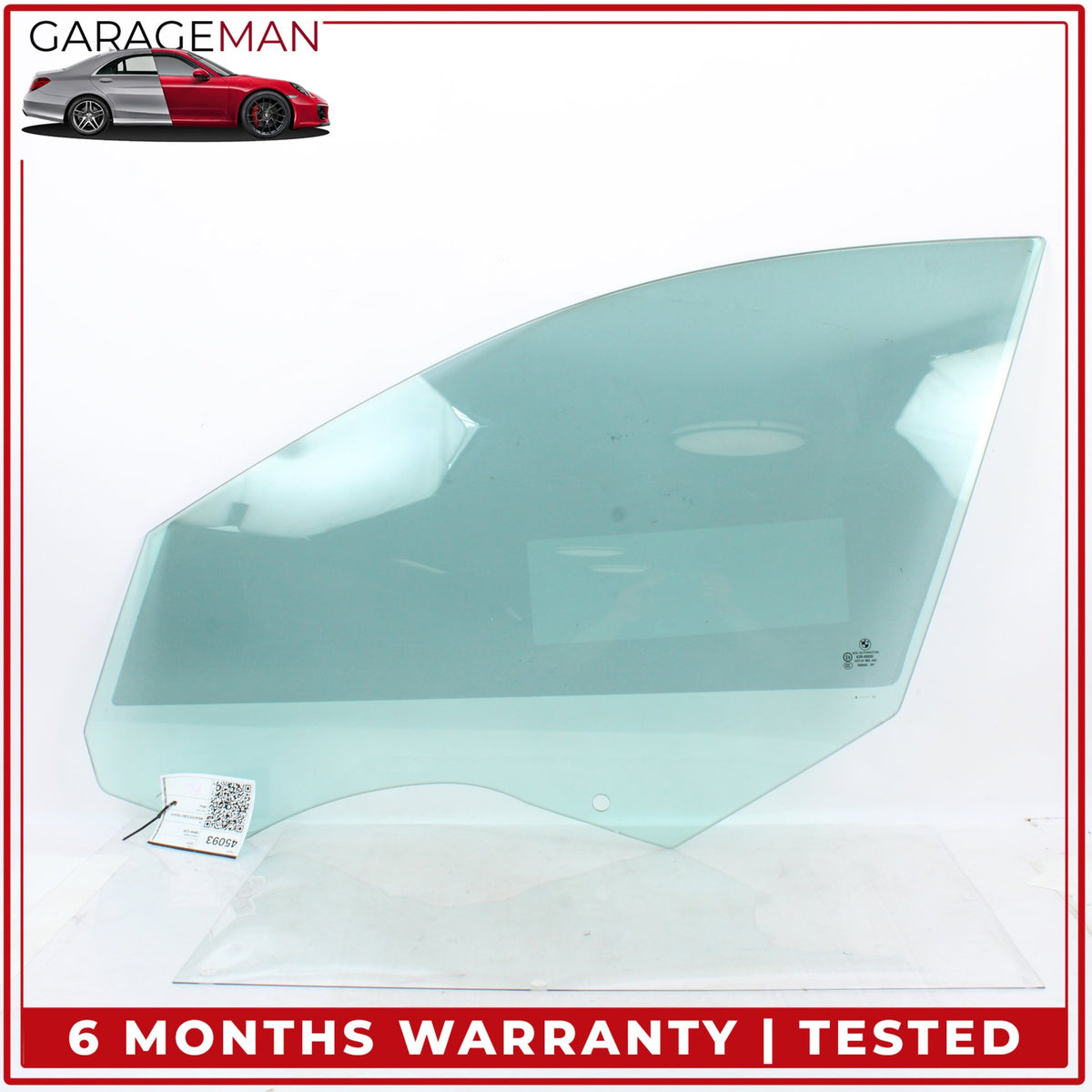 2011-2016 BMW 528i F10 Front Left Door Window Glass 7182109 OEM